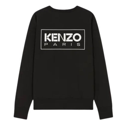 Kenzo Paris Outlined Logo Black Sweatshirt S