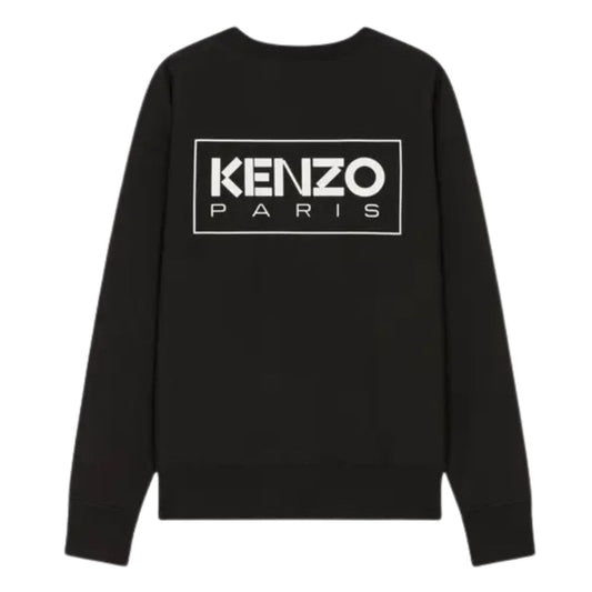 Kenzo Paris Outlined Logo Black Sweatshirt S