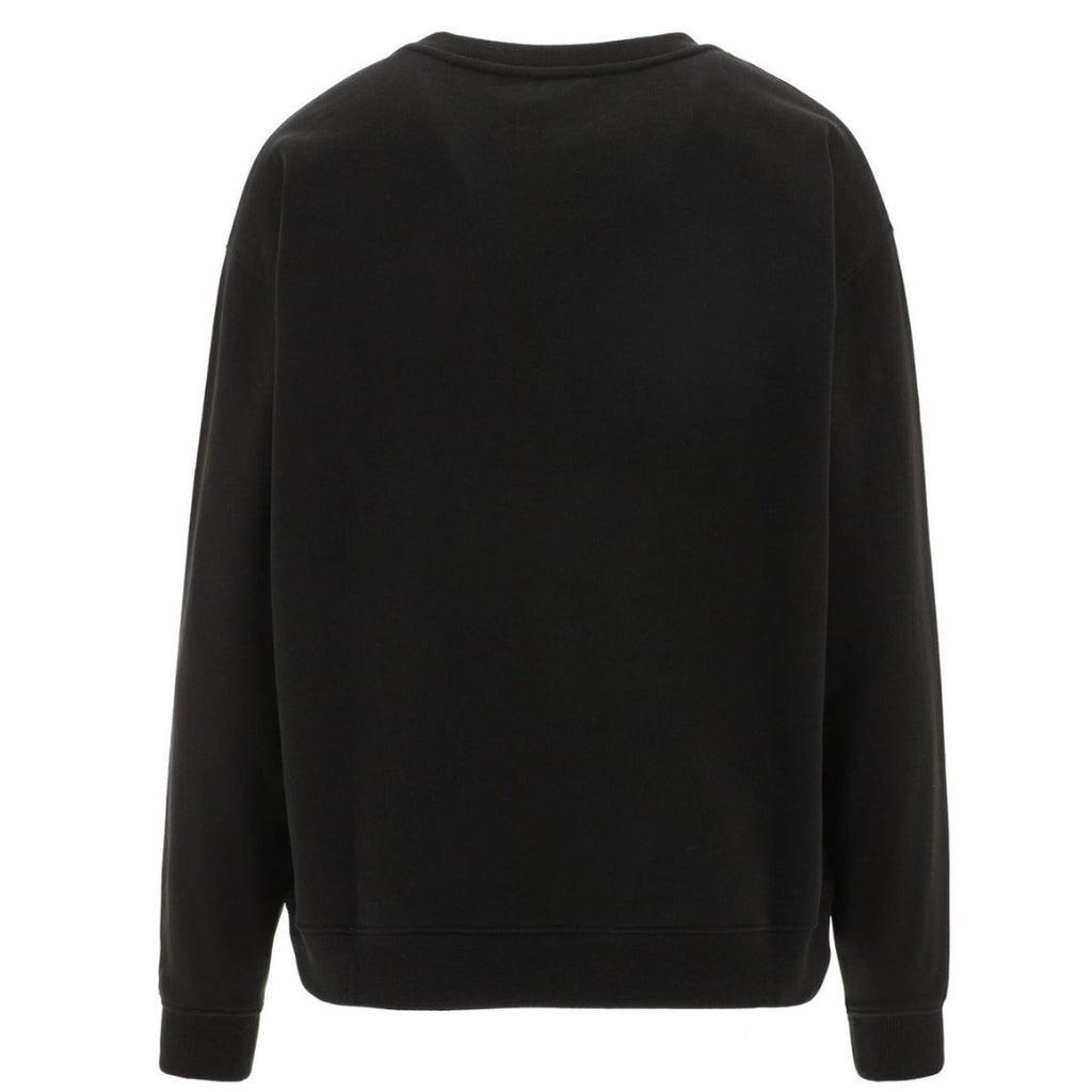 Kenzo Paris Block Logo Womens Black Sweatshirt XS
