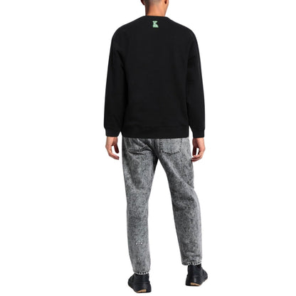 Kenzo Paris Digital Tiger Design Black Sweatshirt S