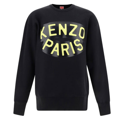 Kenzo Paris Large Logo Black Sweatshirt S