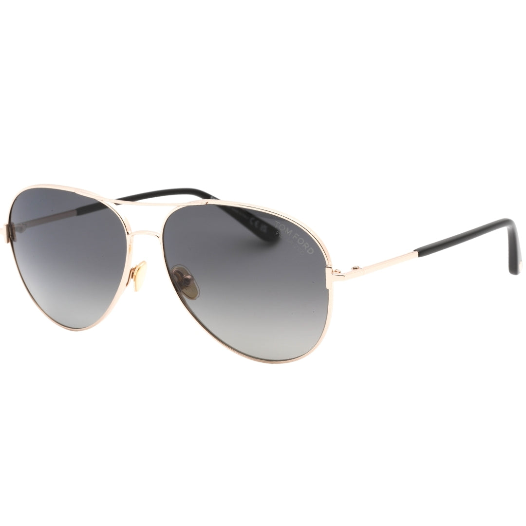 Tom Ford Clark 28D Rose Gold Sunglasses