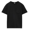 Loewe Tonal Logo Relaxed Fit Black Pocket T-Shirt