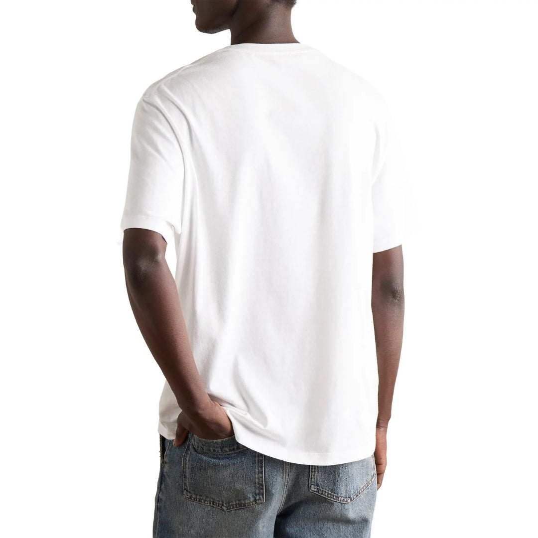 Loewe Tonal Logo Relaxed Fit White Pocket T-Shirt