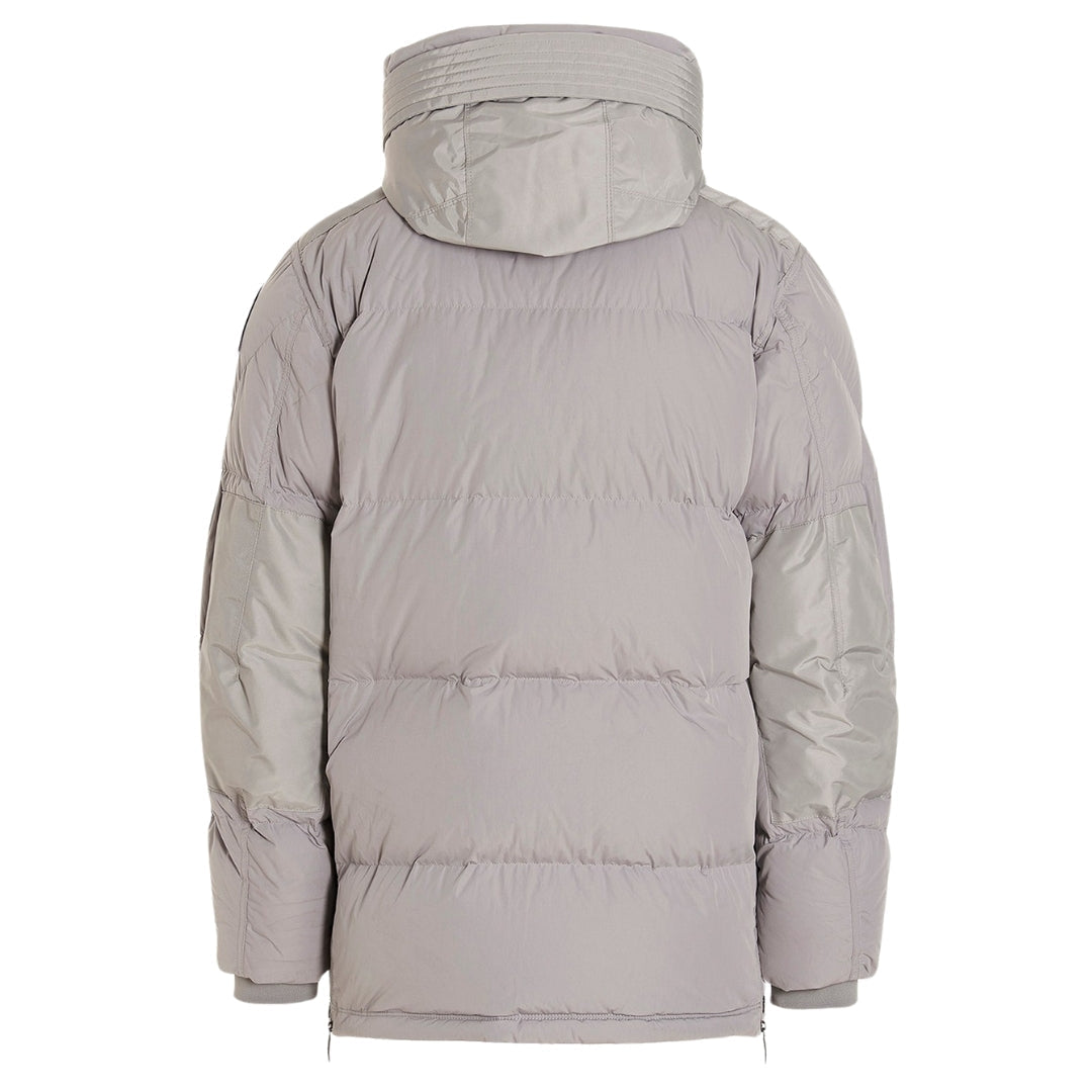 Parajumpers HARRASEEKET PMPUHF03 269 PELICAN GREY DOWN PARKA JACKET Mens L