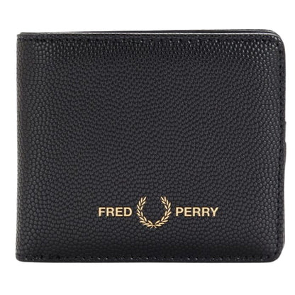 Fred Perry Plain Black Wallet