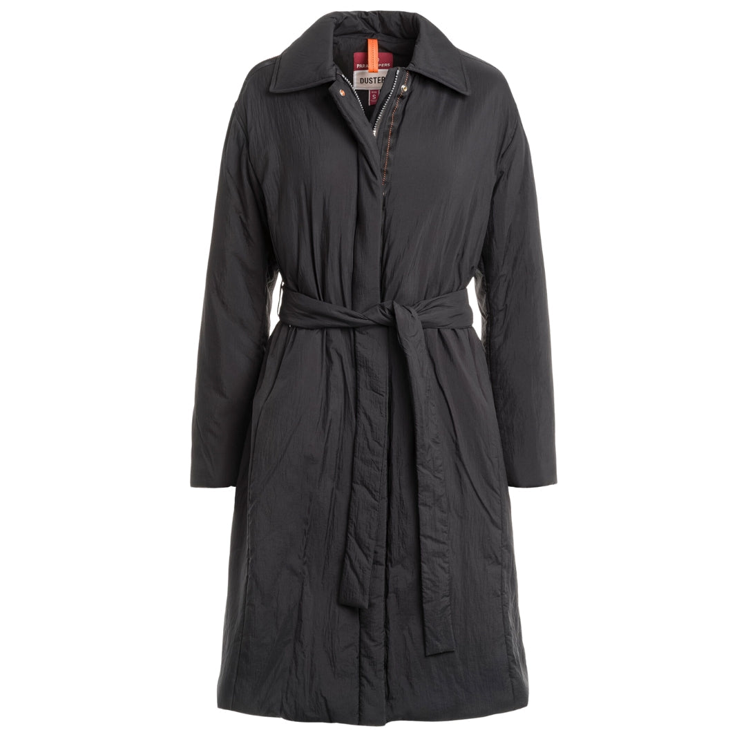 Parajumpers Melicent Pwjkdu33 541 Black Padded Oversize Long Jacket Womens