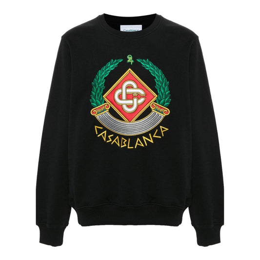 Casablanca Mf24 Jtp 001 03 Black Jumper Mens
