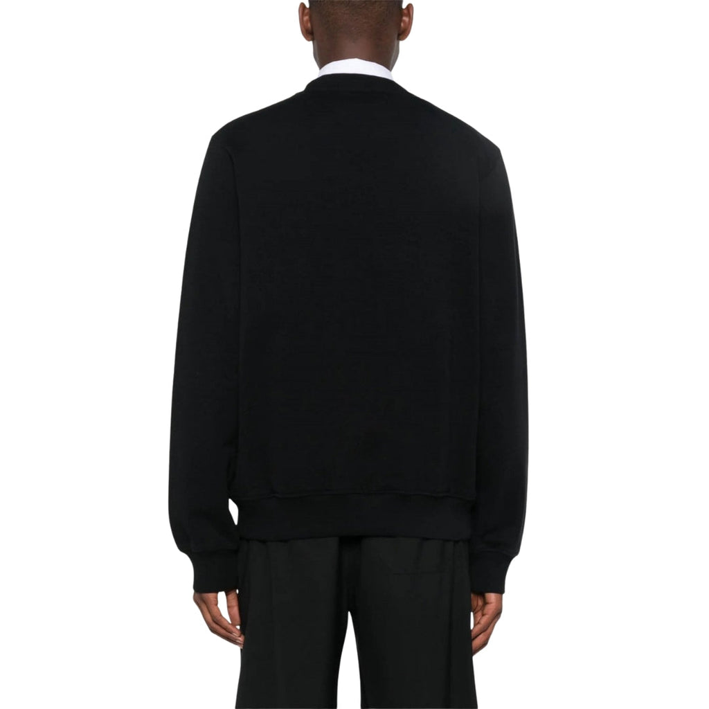 Casablanca Embroidered Casa Crest Black Sweatshirt