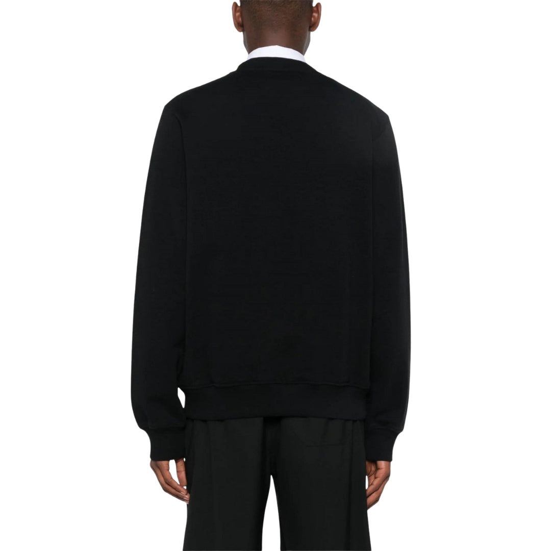 Casablanca Embroidered Casa Crest Black Sweatshirt