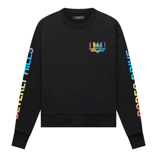 Amiri XO Beverly Hills Black Crewneck Jumper S