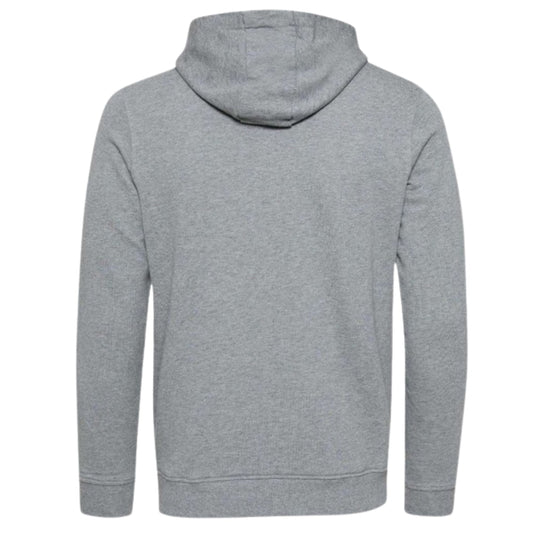 Lyle & Scott Plain Branded Mid Grey Marl Zip-Up Hoodie S