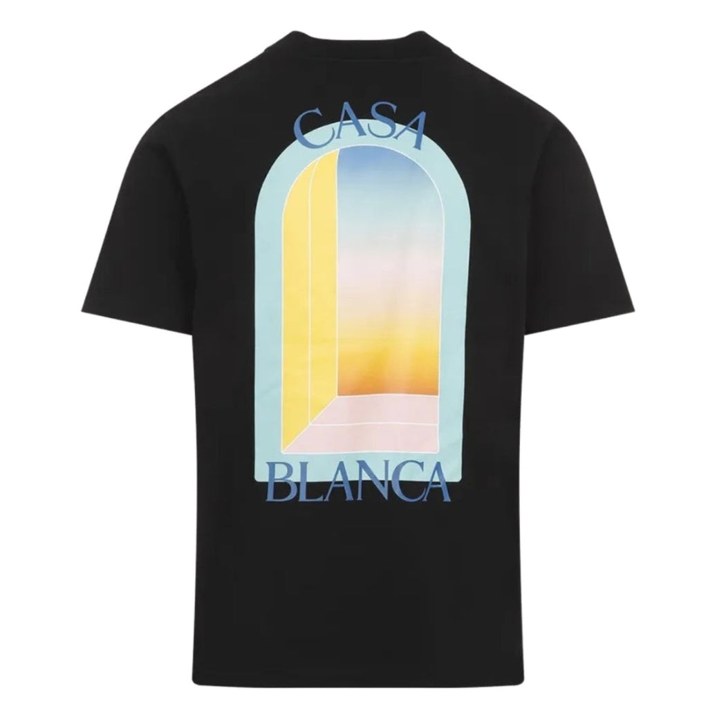 Casablanca L'Arche Colore Design Black T-Shirt S