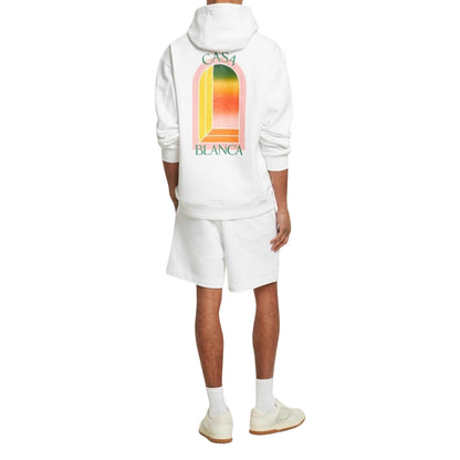 Casablanca Ms24 Jtp 093 05 White Hoodie Mens