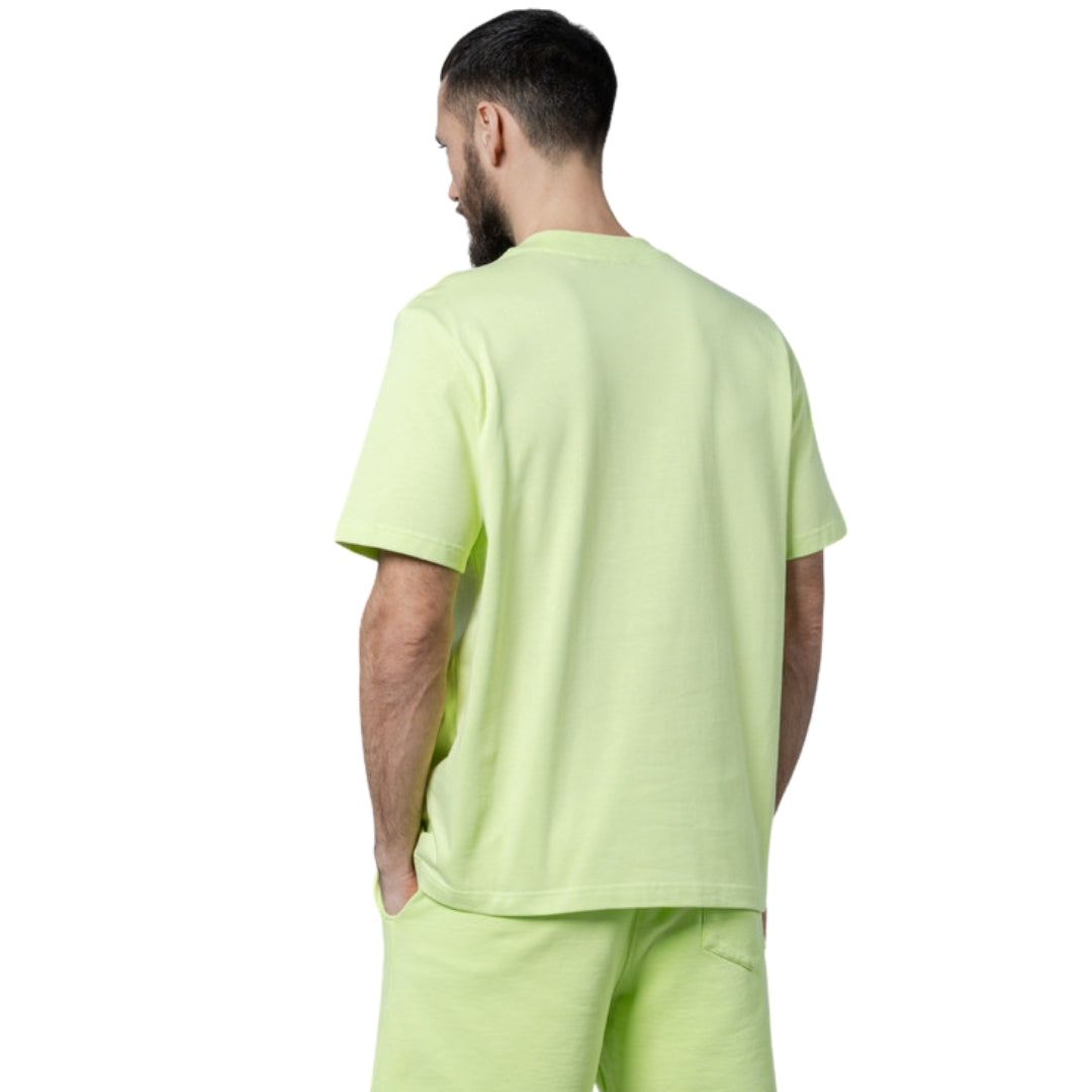 Casablanca Printed T-Shirt Afro Cubism Tennis Club Pale Green