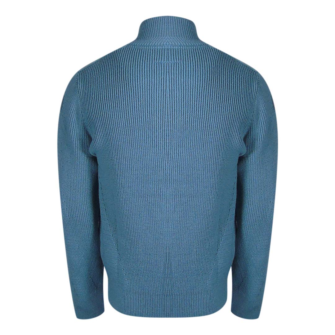 Parajumpers Manny Hydro Blue Zip-Up Sweatshirt L