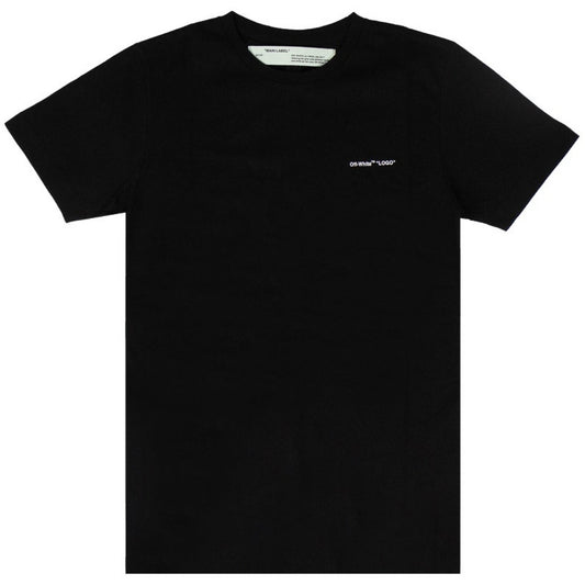 Off-White Small Logo Slim Fit Black T-Shirt XS