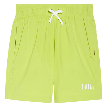 Amiri Lime Core Logo Swim trunk