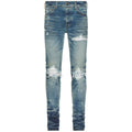 Amiri Mx1 Bleached Ma Honery Comb Indigo Blue Jeans Pf23Mds008 515 - Style Centre Wholesale