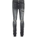 Amiri Mx1 Leather Storm Grey Jeans Pf23Mds045 516 - Style Centre Wholesale