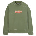 Palm Angels Pmba065F22Fle0145601 Green Sweatshirts Male - Style Centre Wholesale