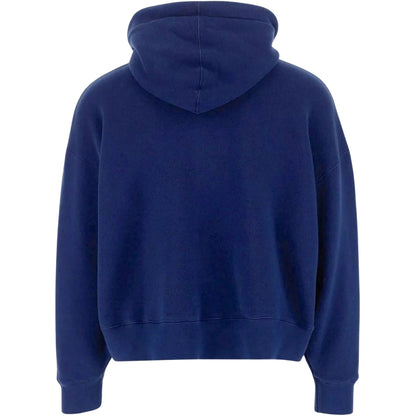 Palm Angels Broken Palm Tree Navy Blue Hoodie - Style Centre Wholesale