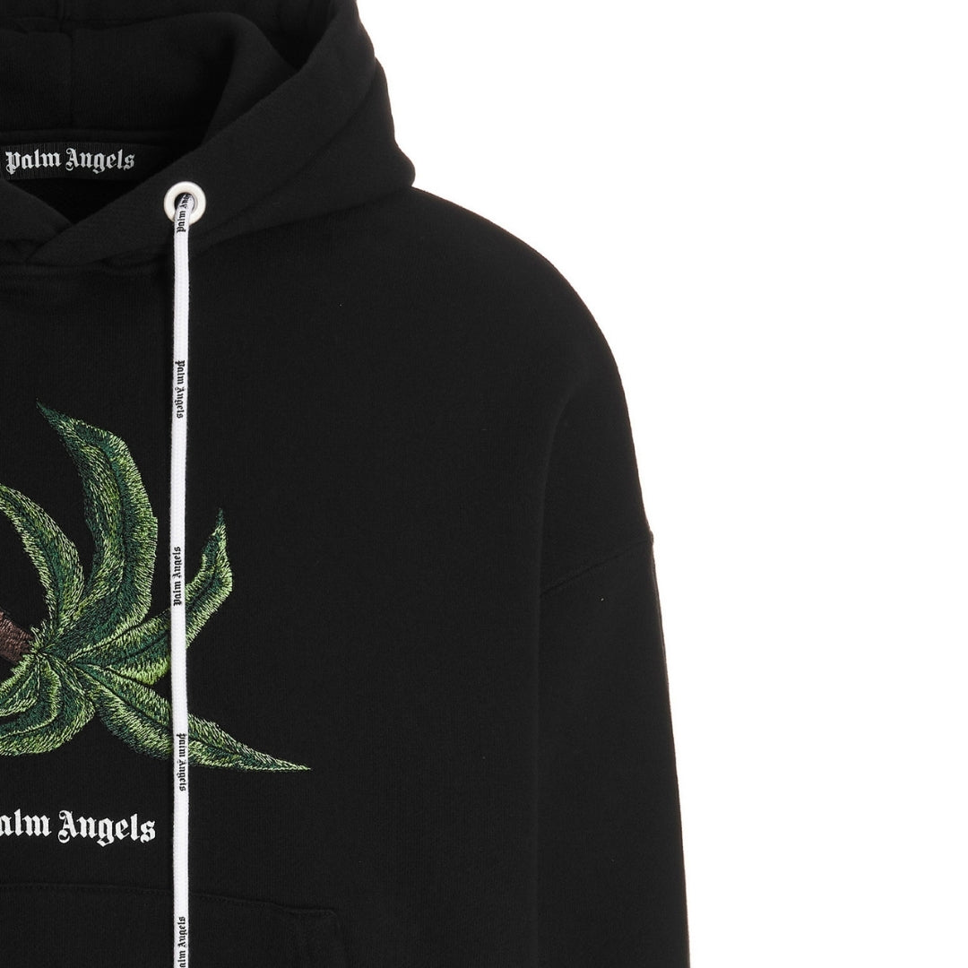 Palm Angels Broken Palm Printed Hoodie