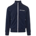 Palm Angels Navy Blue Classic Track Jacket S