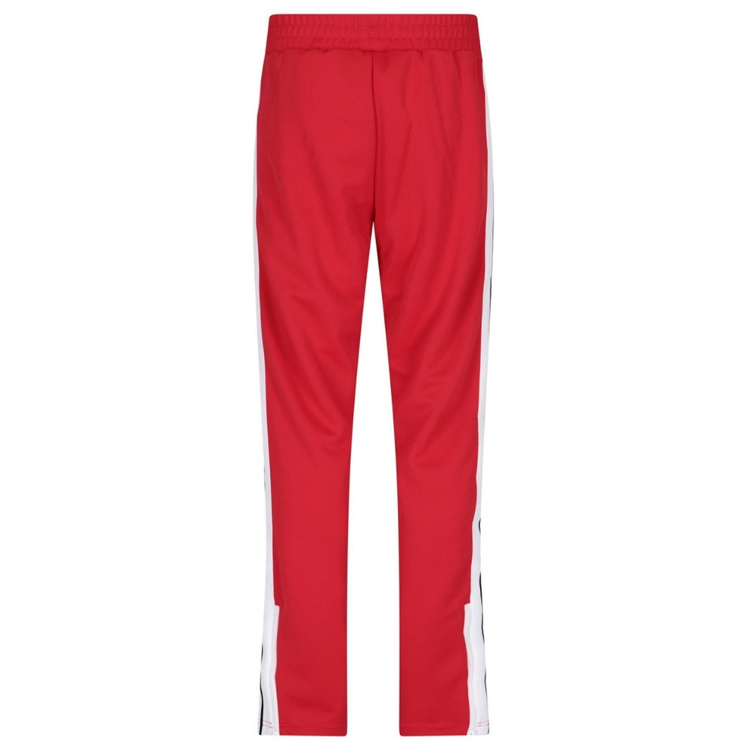 Palm Angels White Striped Classic Red Track Sweatpants S