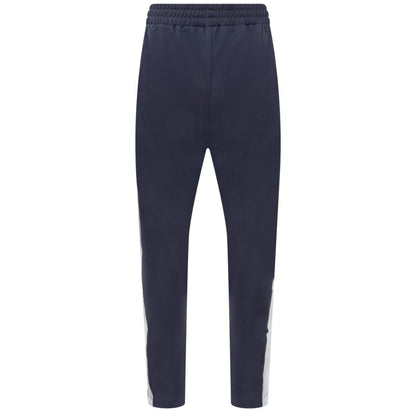 Palm Angels White Striped Classic Navy Blue Track Sweatpants S