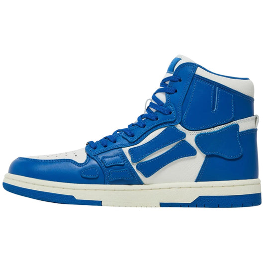 Amiri Skel Top Hi in Blue/White