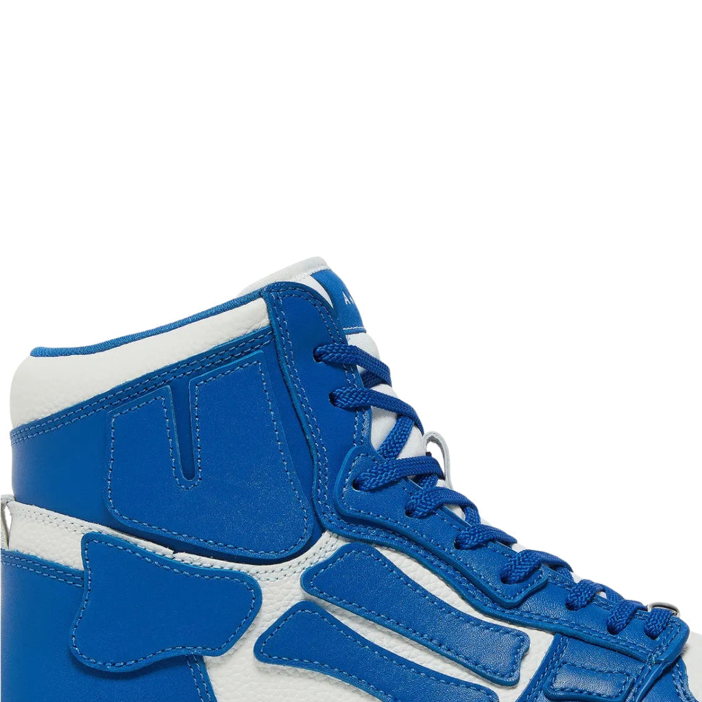 Amiri Skel Top Hi in Blue/White