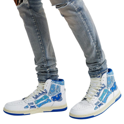 Amiri Skel Top Hi Bandana Blue
