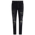 Amiri Boucle Mx1 Aged Black Jeans