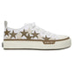 Amiri Stars Court Low White Sneakers