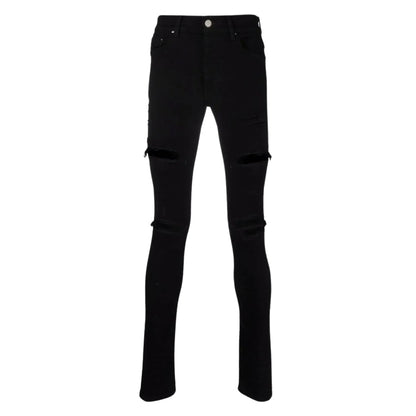 Amiri Slim Fit Thrasher Plus Black Denim Jeans