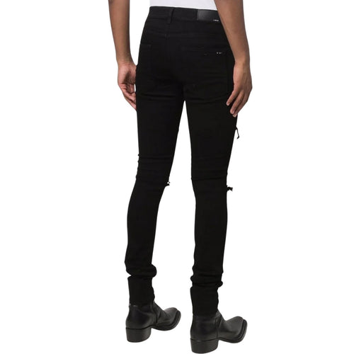 Amiri Slim Fit Thrasher Plus Black Denim Jeans - Style Centre Wholesale