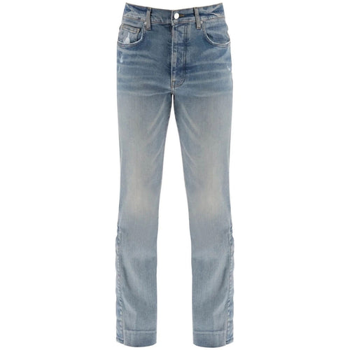 Amiri Stack Kick Flare Leg Clay Indigo Blue Jeans W31 L32 / 32L