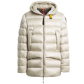 Parajumpers ROLPH PMPUSX04 269 PELICAN GREY LONG HOODED DOWN JACKET Mens L