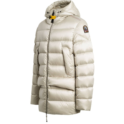 Parajumpers ROLPH PMPUSX04 269 PELICAN GREY LONG HOODED DOWN JACKET Mens L