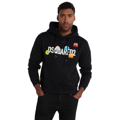 Dsquared2 Pac Man Cool Fit Black Hoodie S
