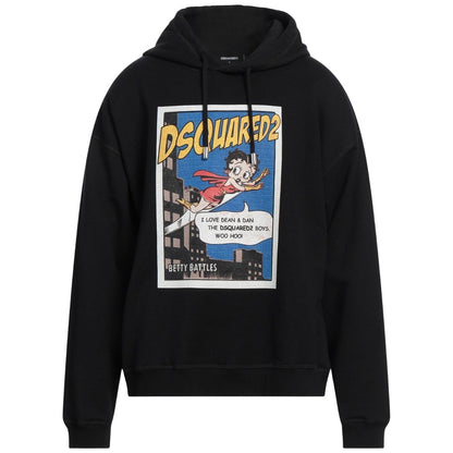 DSQUARED2 Betty Boop Black Hoodie M