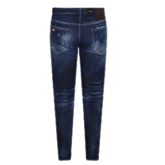 DSQUARED2 Slim Jean Faded Worn Wash Blue Jeans W36