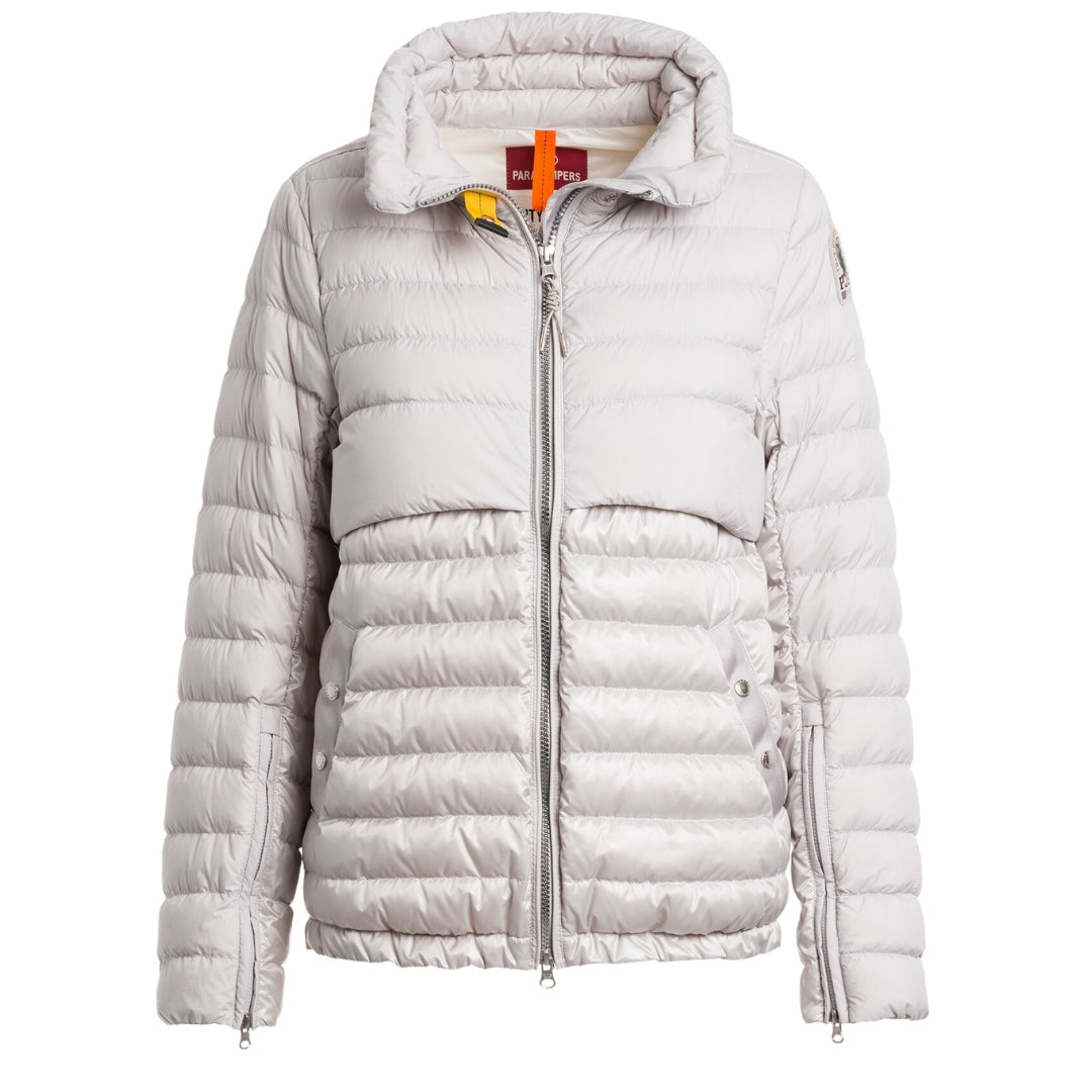 Parajumpers SAYA PWPUCY33 254 DAWN Light Grey Down Jacket Womens S