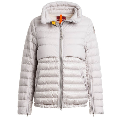 Parajumpers SAYA PWPUCY33 254 DAWN Light Grey Down Jacket Womens S