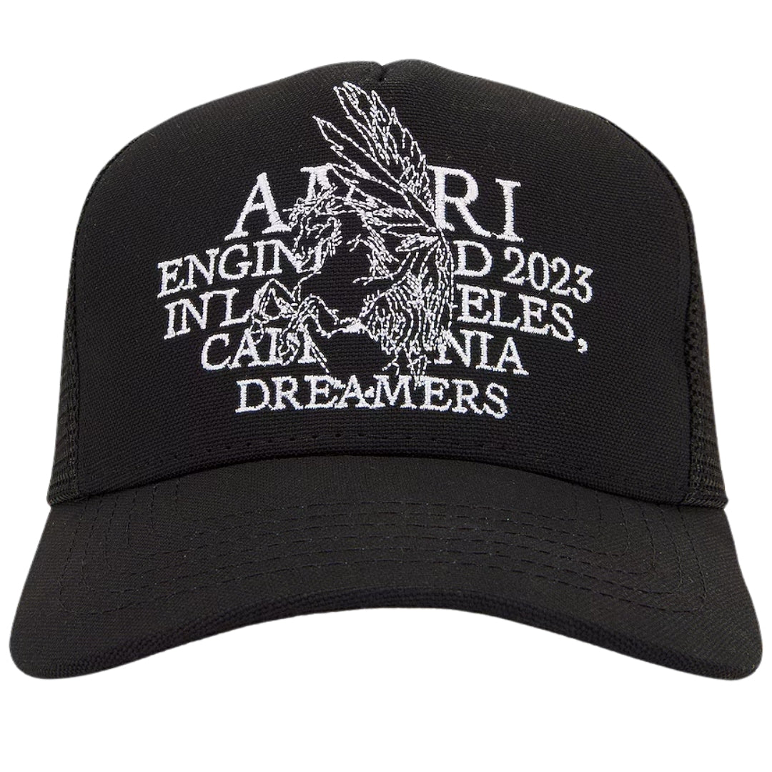 Amiri Pegasus Trucker in Black