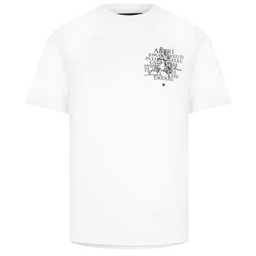 Amiri Precious Memories Logo White T-Shirt S