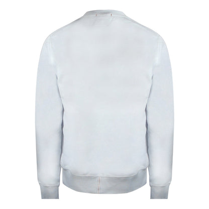 Parajumpers Taped Logo White Sweatshirt L