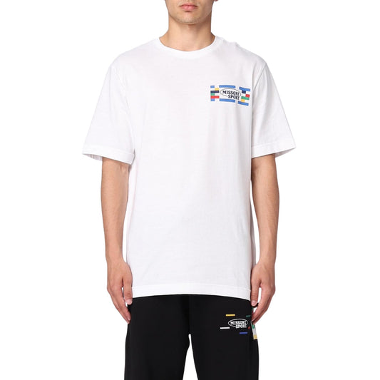 Missoni Short Sleeve T-Shirt White And Multicolor  Heritage S