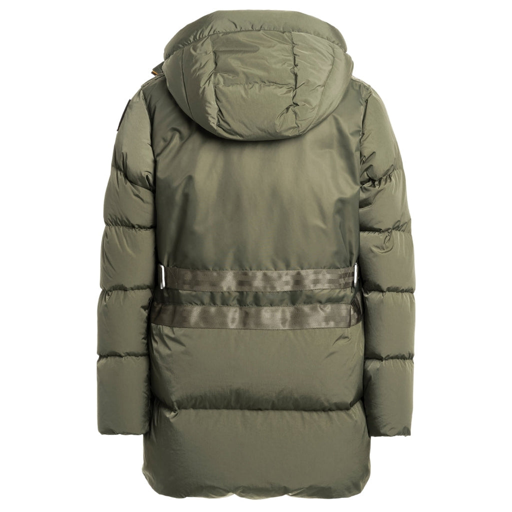Parajumpers VENTURE PMJKRU02 610 THYME LONG HOODED DOWN JACKET Mens L